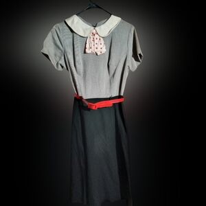 2 Vintage 1950s dresses with store tag sz 13